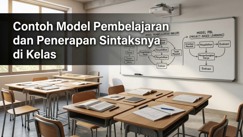 Contoh Model Pembelajaran dan Penerapan Sintaksnya di Kelas