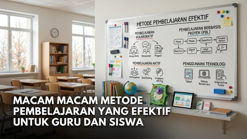 Macam Macam Metode Pembelajaran yang Efektif untuk Guru dan Siswa