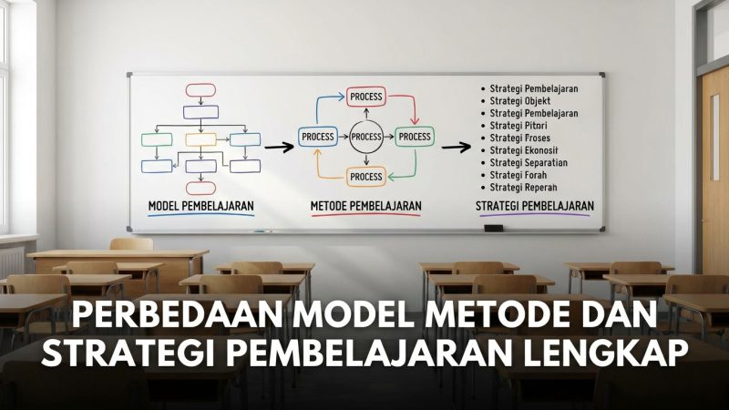 Perbedaan Model Metode dan Strategi Pembelajaran Lengkap