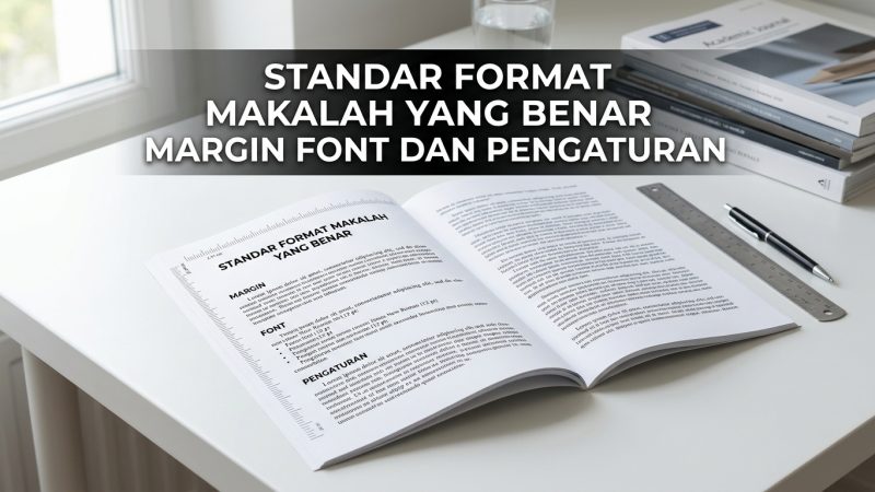 Standar Format Makalah yang Benar Margin Font dan Pengaturannya