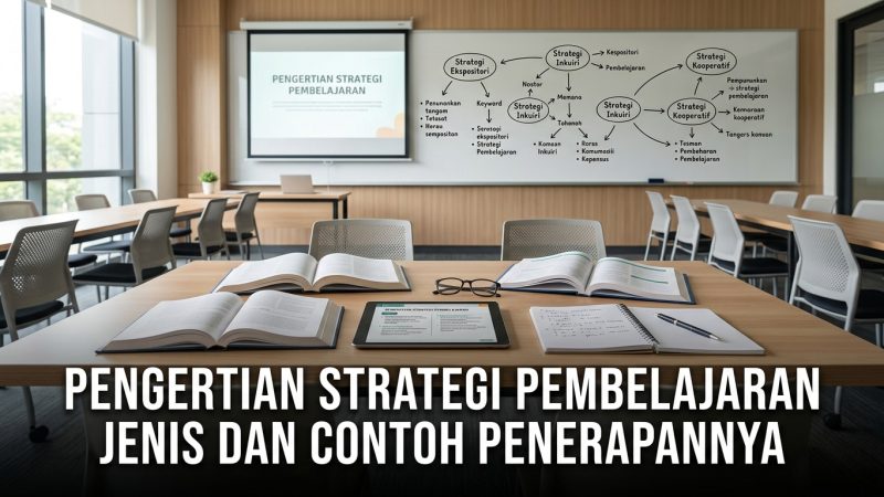 Pengertian Strategi Pembelajaran Jenis dan Contoh Penerapannya