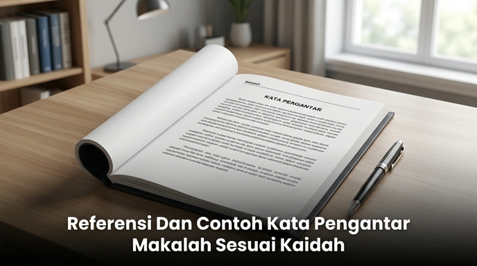 Referensi Dan Contoh Kata Pengantar Makalah Sesuai Kaidah